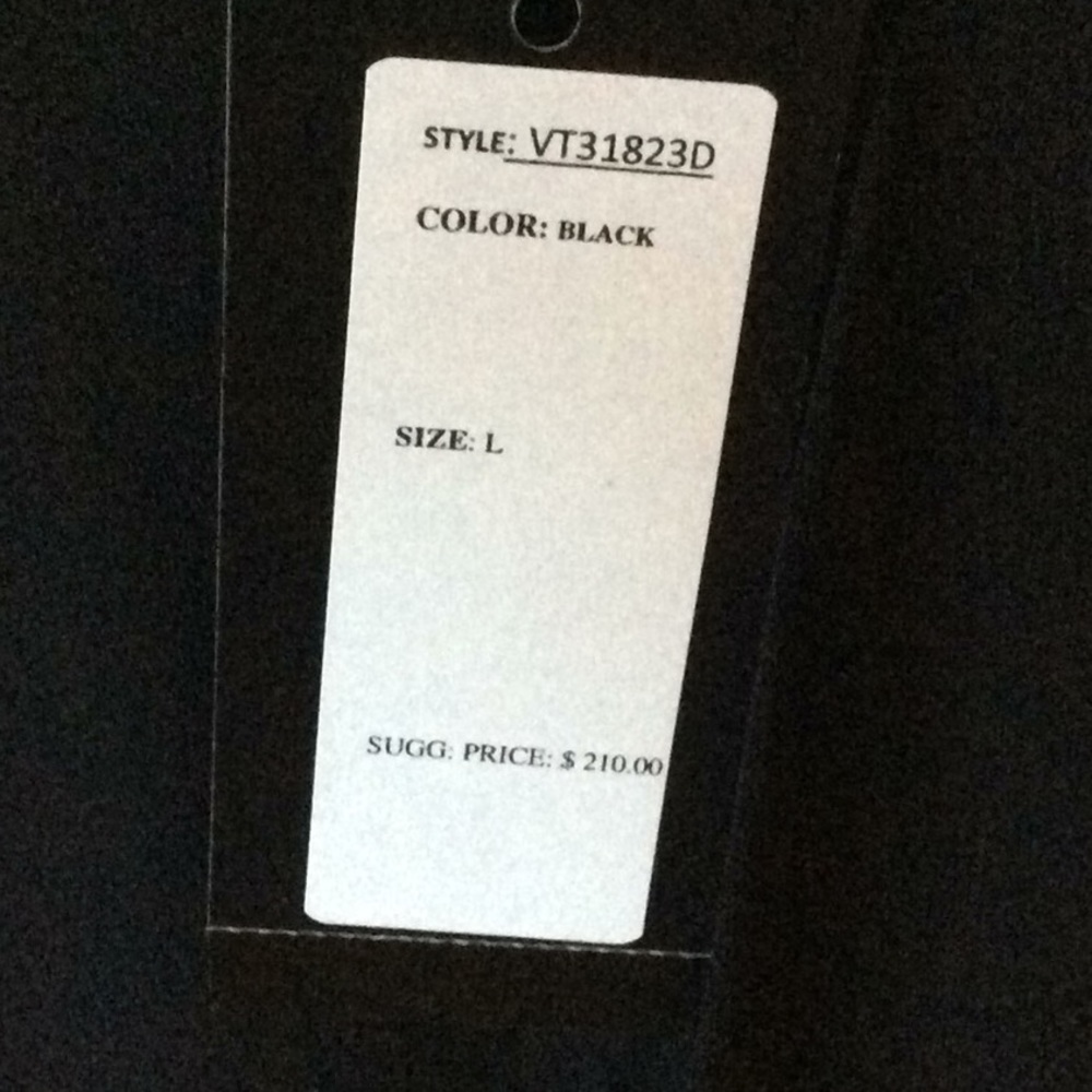 NWT Vertigo black dress Sz Large - Picture 3 of 8